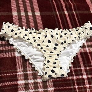 Polka Dot Ruffle Bikini Bottom